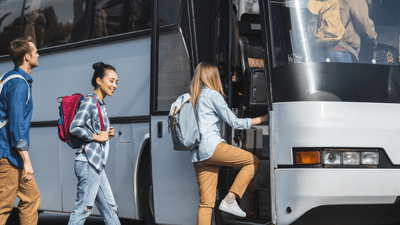 Corporate mini bus rentals with driver