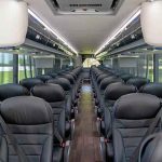 How many seats does a coach bus have?