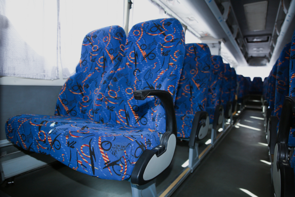 coach bus inside view