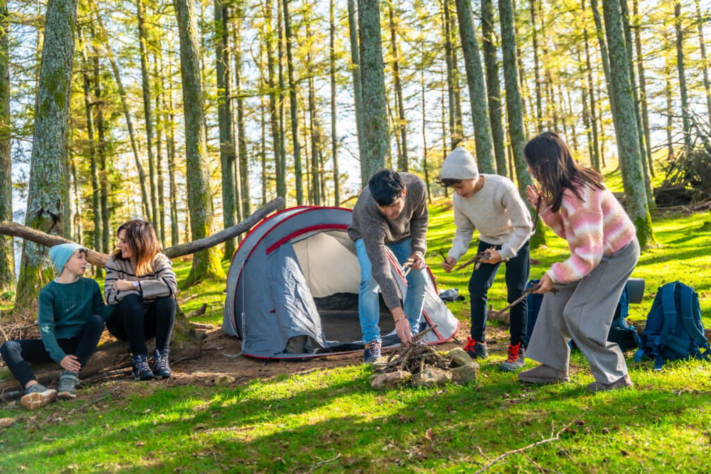 group camping