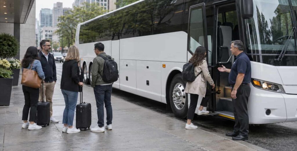 charter bus in toronto