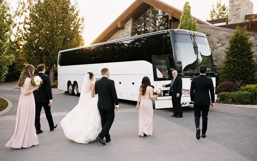 wedding bus