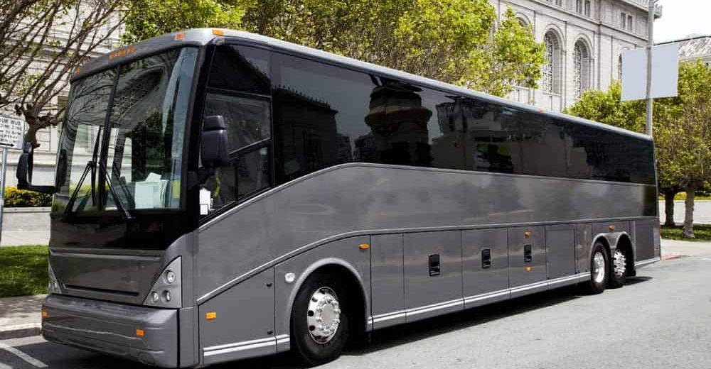 parked-black-tour-charter-bus